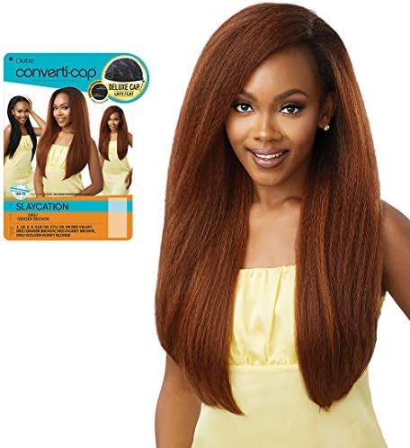 Outre Converti Cap Synthetic Wig - SLAYCATION (4 Med Brown) | Amazon (US)