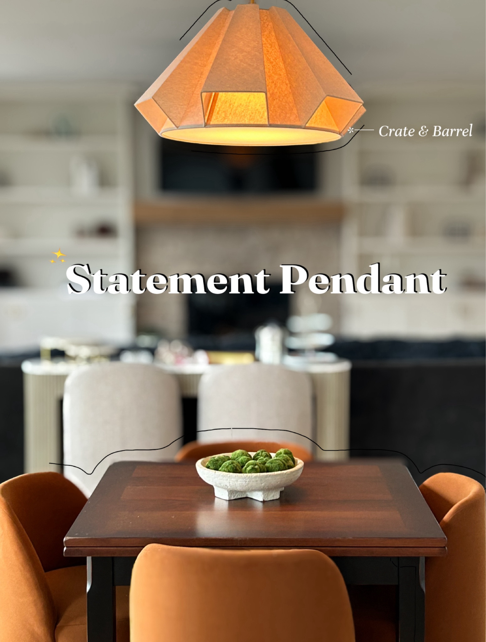 This Geometric Pendant gives off the perfect soft glow at night 

- neutral but a statement light
- contract grade
- game table

#ltkhome #pendantlight #homedecor #homereno


#LTKstyletip #LTKover40 #LTKsalealert