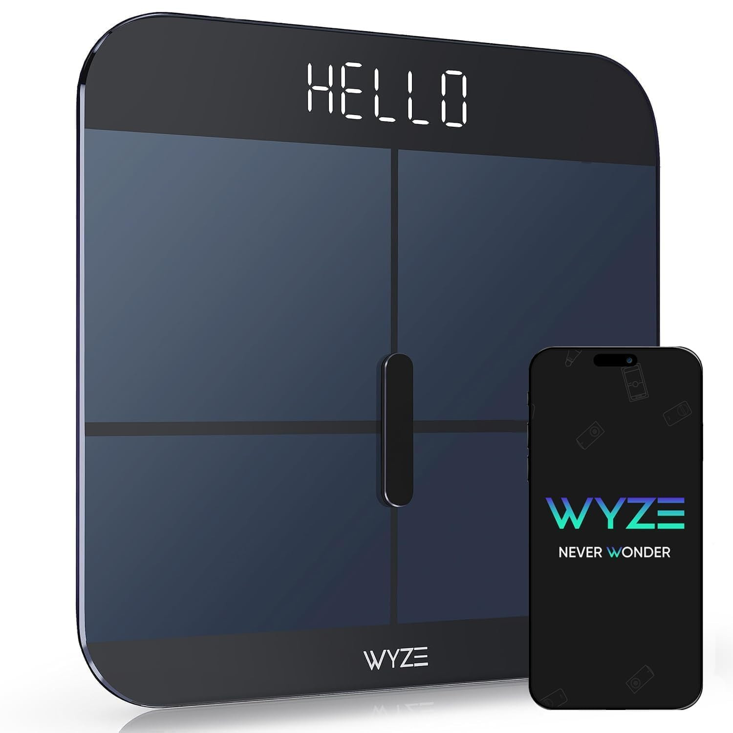 Wyze Smart Scale X - Digital Bathroom Scale for Body Weight, BMI, Body Fat, Muscle Mass, Heart Ra... | Amazon (US)