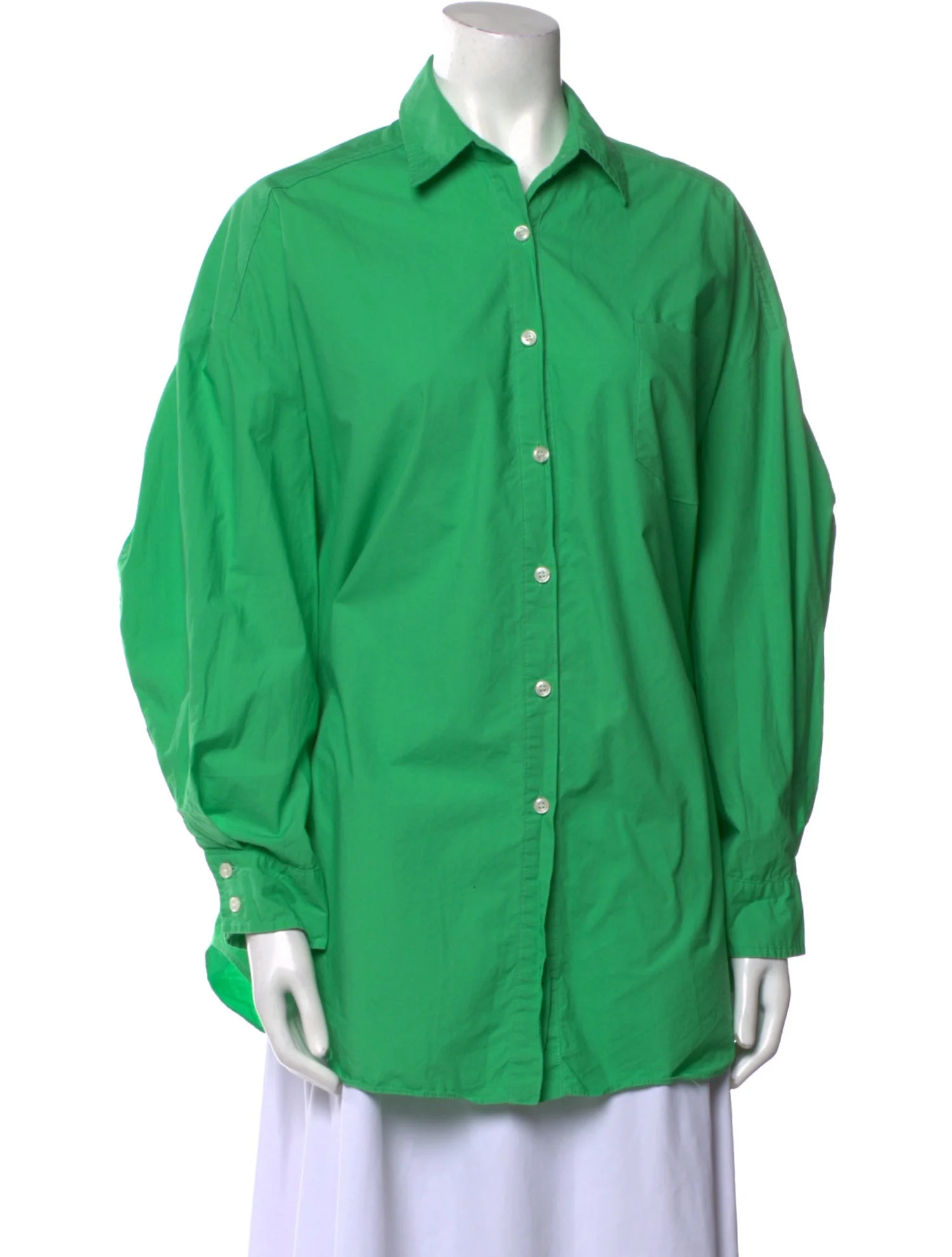 Long Sleeve Button-Up Top | The RealReal