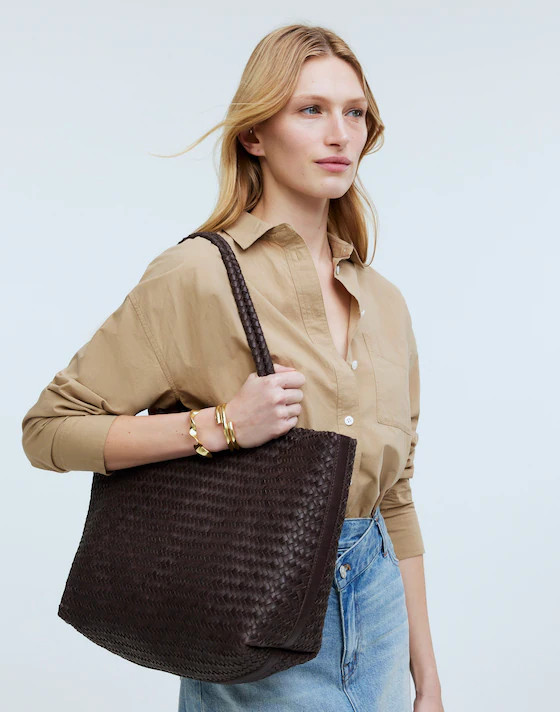 The Signature Woven Tote | Madewell