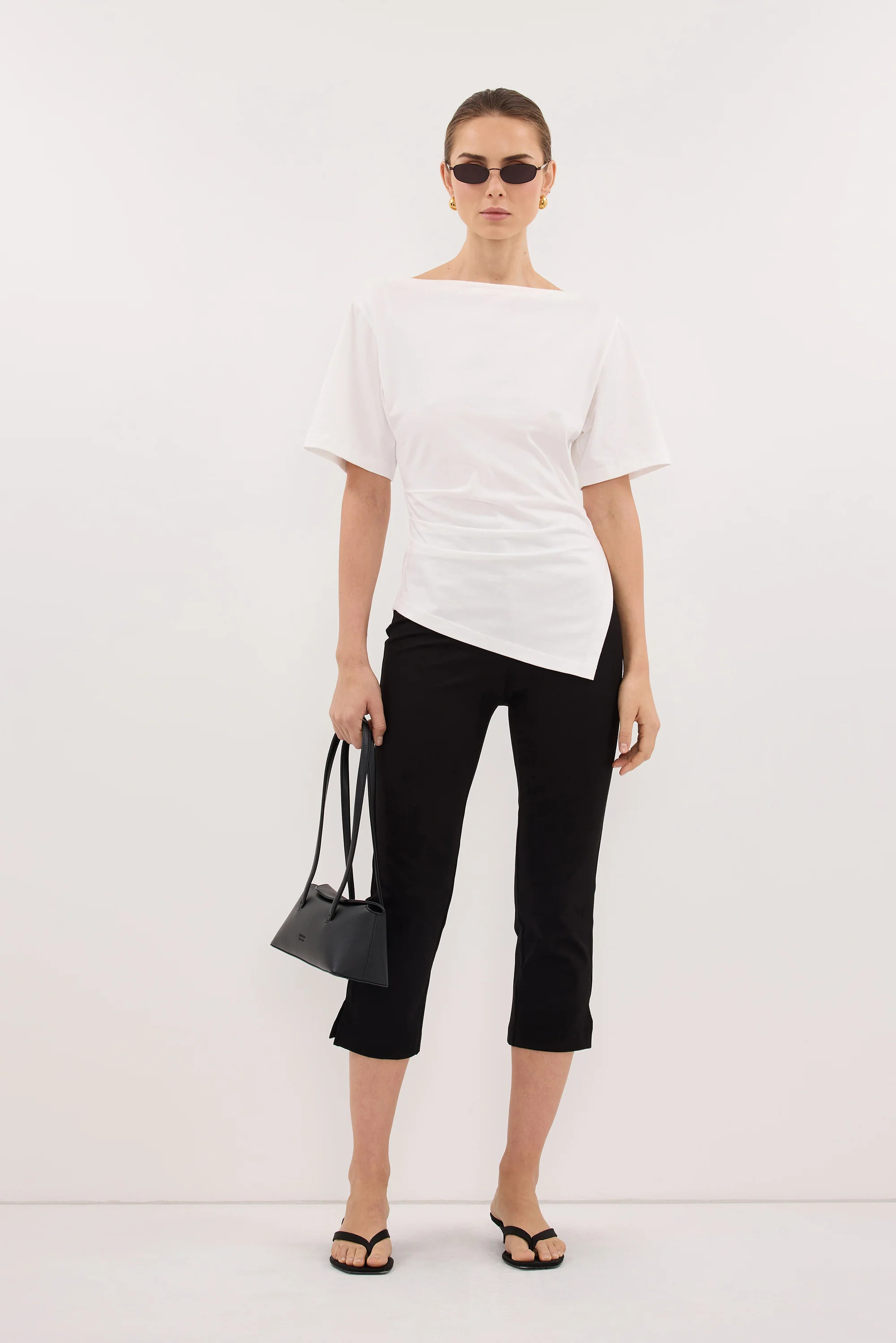DEMI BLACK 7/8 PANT | DISSH