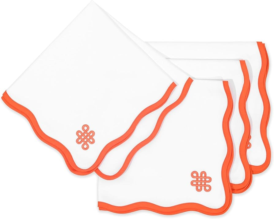 Hofdeco Premium Fall Coastal Cotton Cloth Napkins Set of 4, 20"x20" Washable Dinner for Events, W... | Amazon (US)