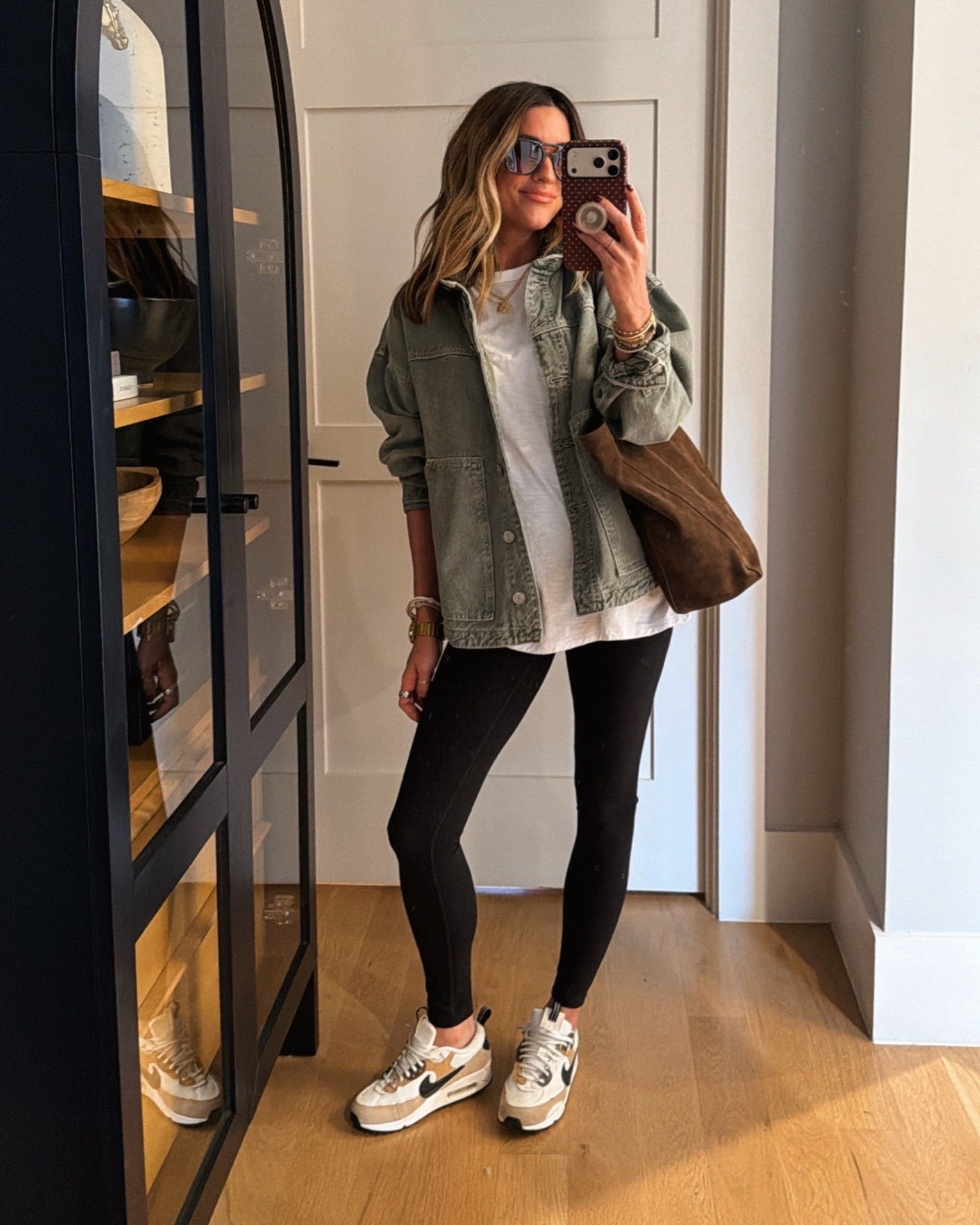 Sometimes leggings are the choice for me. And I think they can still be cute!😎
Wearing small in tee and jacket.

#LTKootd #LTKmomlife #LTKSeasonal