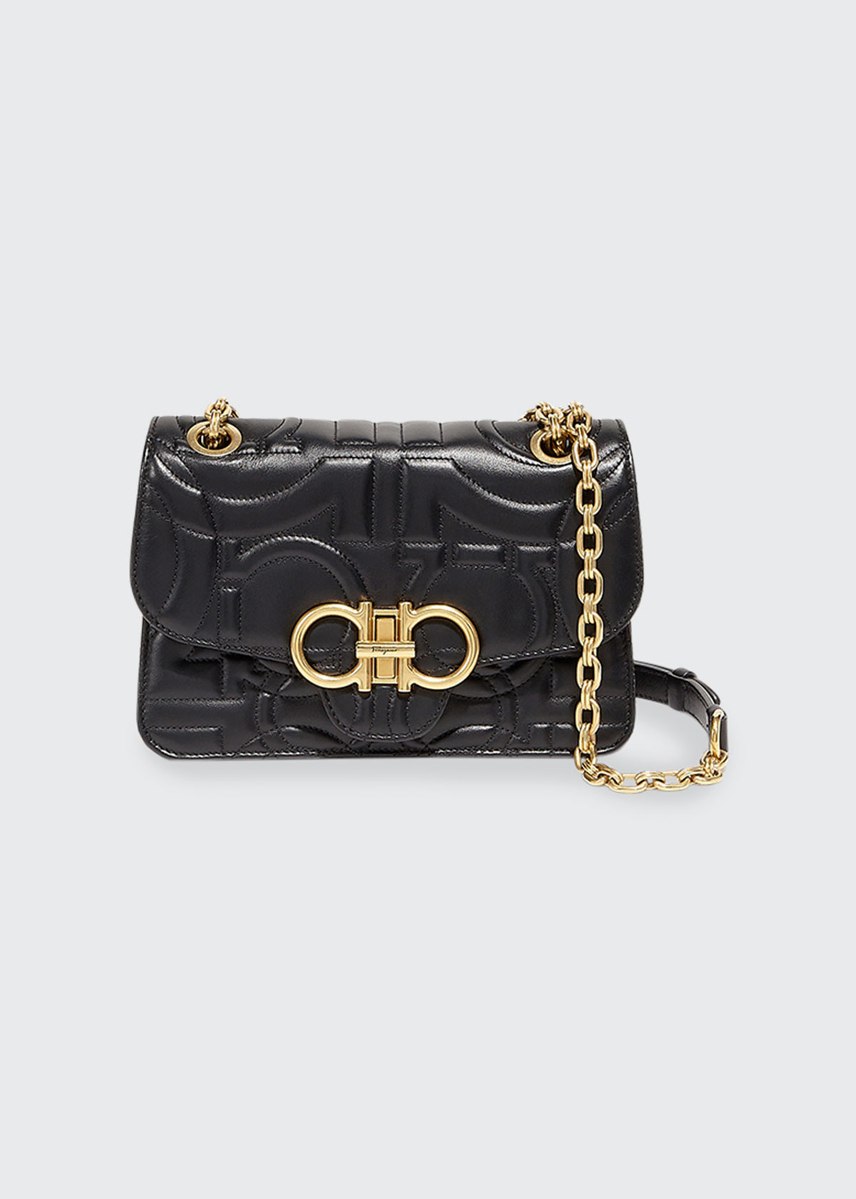 Quilted Gancini Chain Crossbody Bag | Bergdorf Goodman