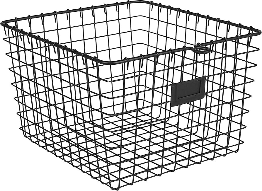 Spectrum Diversified Wire, Vintage Locker Basket Style, Rustic Farmhouse Chic Steel Storage for C... | Amazon (US)