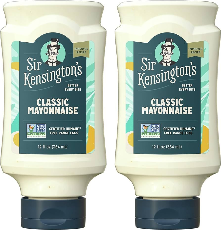 Sir Kensington's Mayonnaise Classic Mayo 2 Count Gluten Free Non- GMO Project Verified Shelf-Stab... | Amazon (US)