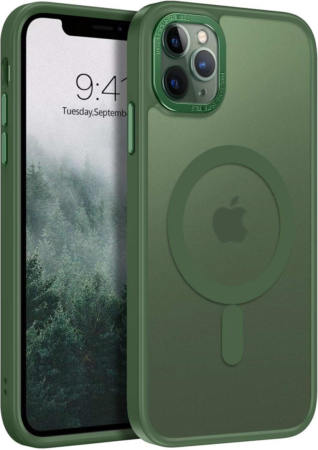 BENTOBEN Magnetic for iPhone 11 Pro Max Case, [Compatible with MagSafe] Translucent Matte Frosted... | Amazon (US)