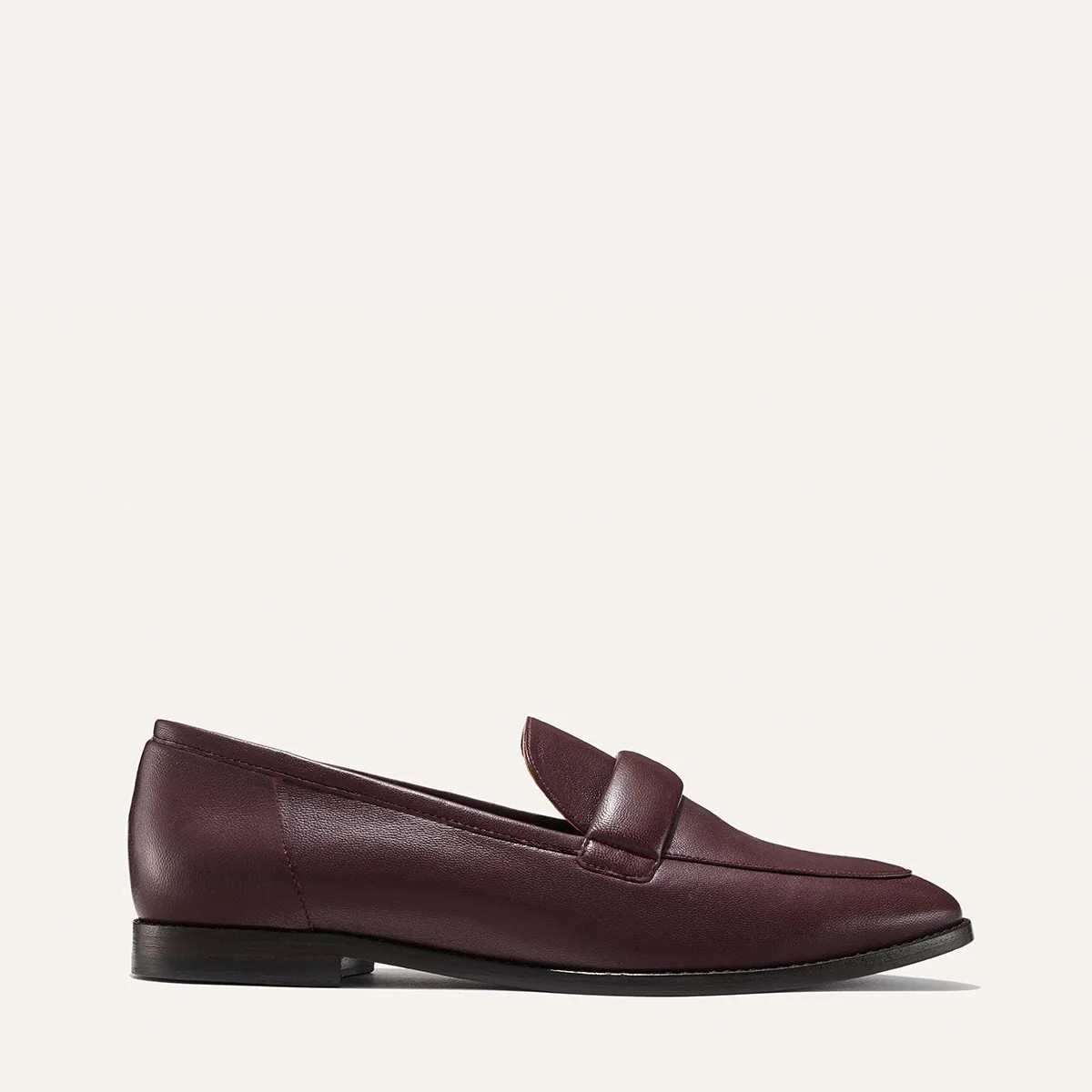 The Andie Loafer - Burgundy Nappa | Margaux