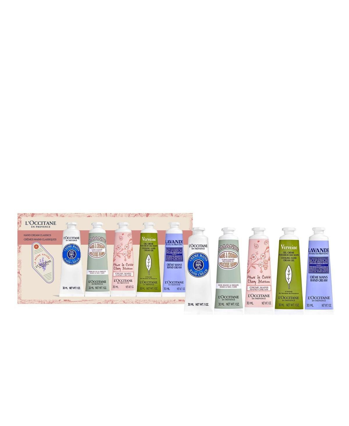 L'Occitane 5-Piece Nourishing & Protective Classic Hand Cream Holiday Set | Macy's