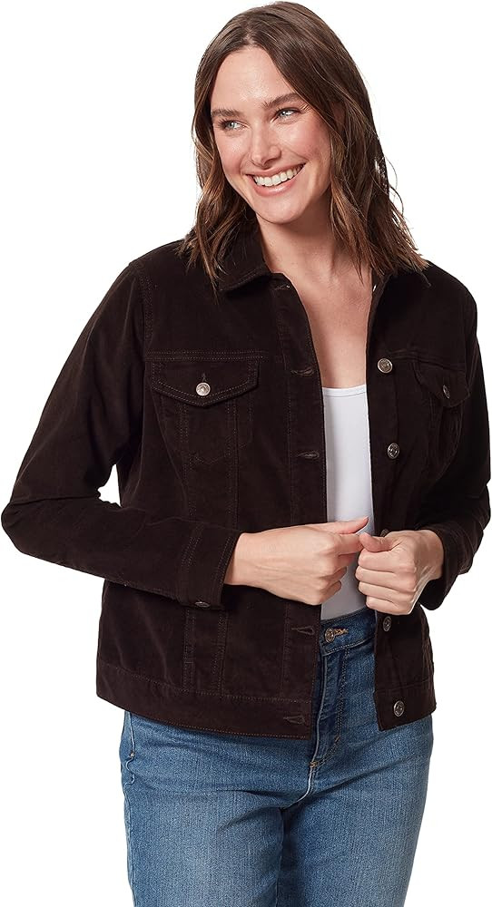 Gloria Vanderbilt Women's Amanda Corduroy Jean Jacket Standard | Amazon (US)