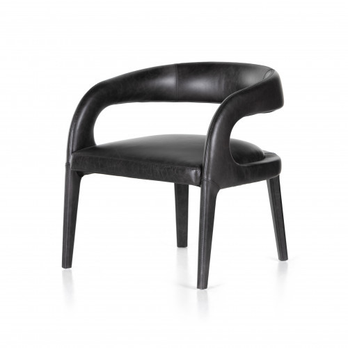 Four Hands Hawkins Chair Sonoma Black | Gracious Style