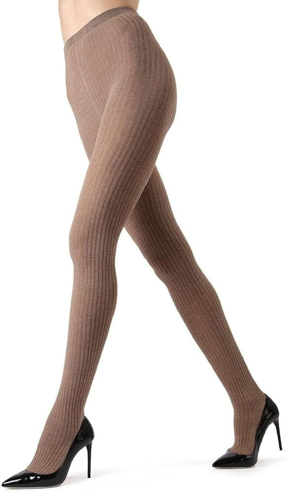 MeMoi Boston Ribbed Cotton Tights for Women, Cozy and Warm Durable Sweater Tights - Sizes Small t... | Amazon (US)