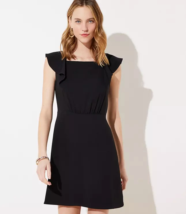 Ruffle Shift Dress | LOFT | LOFT