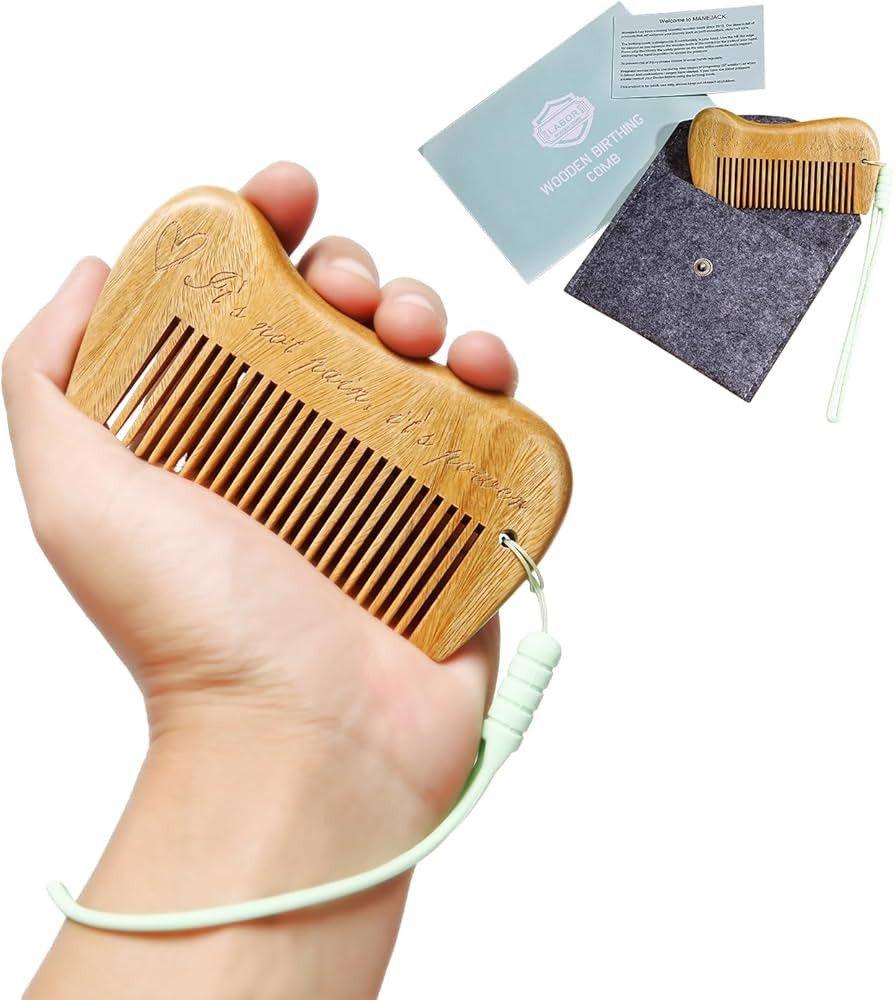 Labour/Birthing Comb for Labor and Delivery Essentials, Natural Pain Relief, Acupressure Tool for... | Amazon (US)