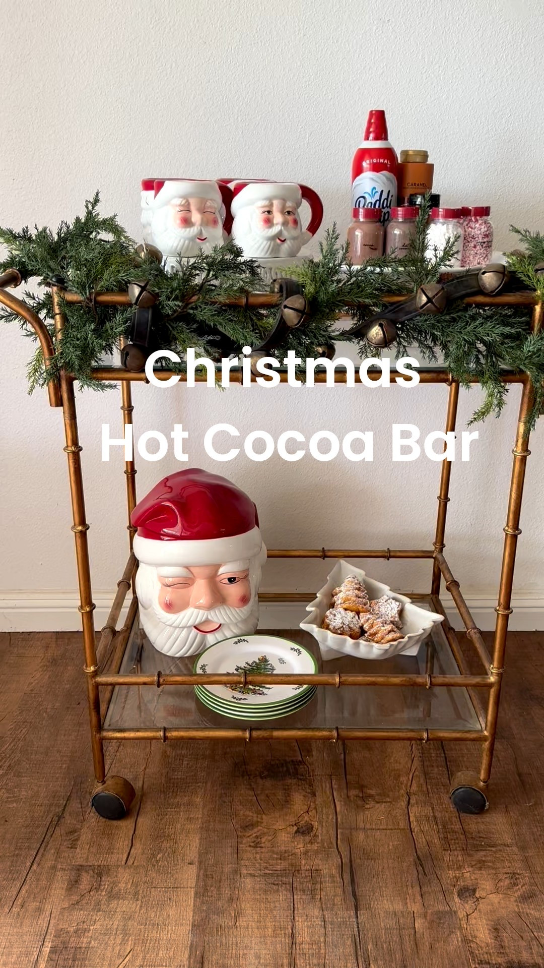 Hot cocoa essentials for the holidays. Christmas hot chocolate with Santa mugs and Spode Christmas tree plates! 🧑‍🎄 🌲 

#LTKHome #LTKFindsUnder100 #LTKHoliday