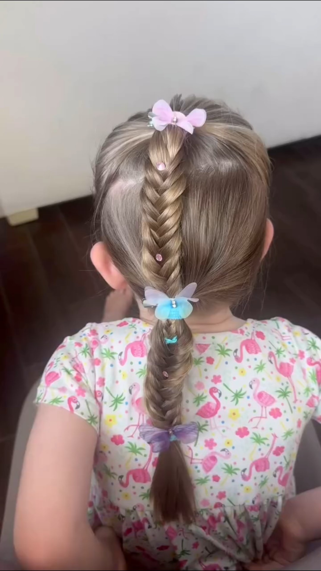 My little butterfly 🦋 

I have missed doing Lola’s hair in the mornings. She has been going through a new phase of wanting to be ‘free’ as she calls it and that means not having anything in her hair or wearing any restrictive clothes.

Both my girls are super sensitive to anything that could potentially make them itchy or uncomfortable. Tags, zippers, waistbands on shorts and trousers, having their hair tied too tight, even wearing closed toed shoes when it’s hot (which is all the time now).

I’m hoping they will grow out of it, Lola is still very much in the thick of it and some mornings we have complete meltdowns that can last 20-30 mins during which there is no reasoning with her. I try to get ahead of these episodes but once they start it’s best to just grab a coffee and watch it unfold. 

Usually she brings herself out of it in her own but I have learned not to interrupt it or try to correct it while it’s happening or it can make everything worse! 

My older child has thankfully grown out of most of these sensory sensitivities (she is 7 now) and I’m hoping like with most things it’s just a phase and Lola will too.

Today was a good day, and she let me do this gorgeous fishtail 🐠 braid but I had to promise to add the sparkly gems and butterflies 🦋 (she did try to take the whole thing out herself once we got in the car tho)!

What causes meltdowns for your toddler in the mornings ?! Share or comment below ⬇️ 

I will link hair products we love in stories 🔗 

#momlifeunfiltered #sensoryissues #toddlertantrums #meltdowns #morningroutine #kidlife