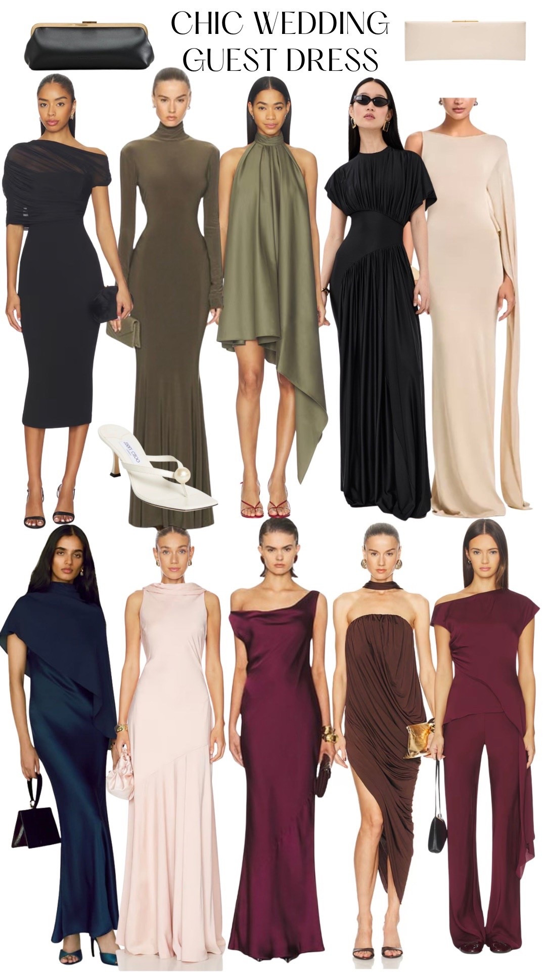 Shop classy, chic and elevated wedding guess dresses and accessories 

#weddingguestdress #chic #classy #elevated #dress #dresses 

#LTKootd #LTKSeasonal #LTKWedding