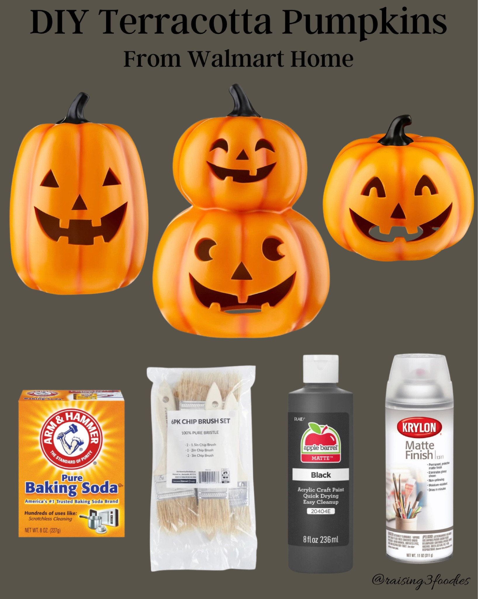 Here are all the support I used to make my diy terracotta Jack O Lanterns !  Everything here is from @walmart !  Can you believe these Jack o Lanterns are under $20?!  So cute for Halloween! 


#walmartpartner #walmartfinds #IYWYK home decor