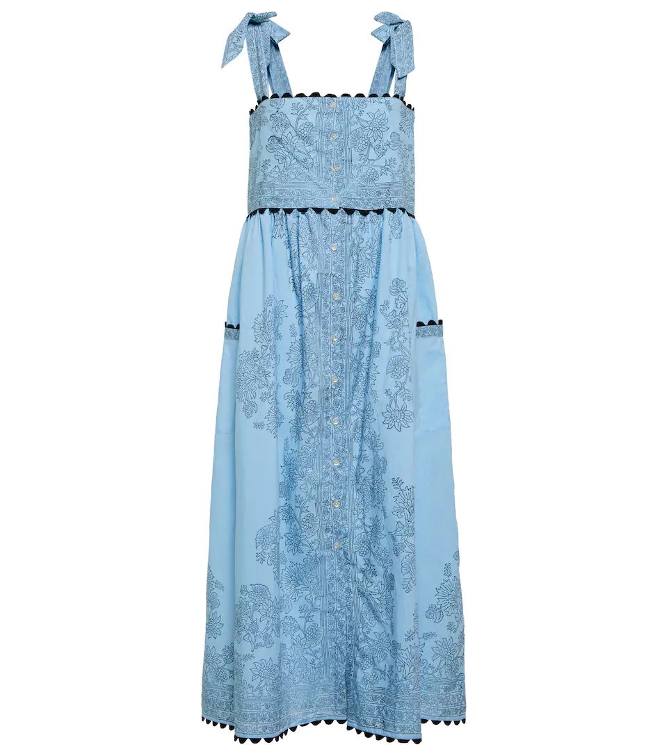 Floral printed cotton midi dress | Mytheresa (US/CA)
