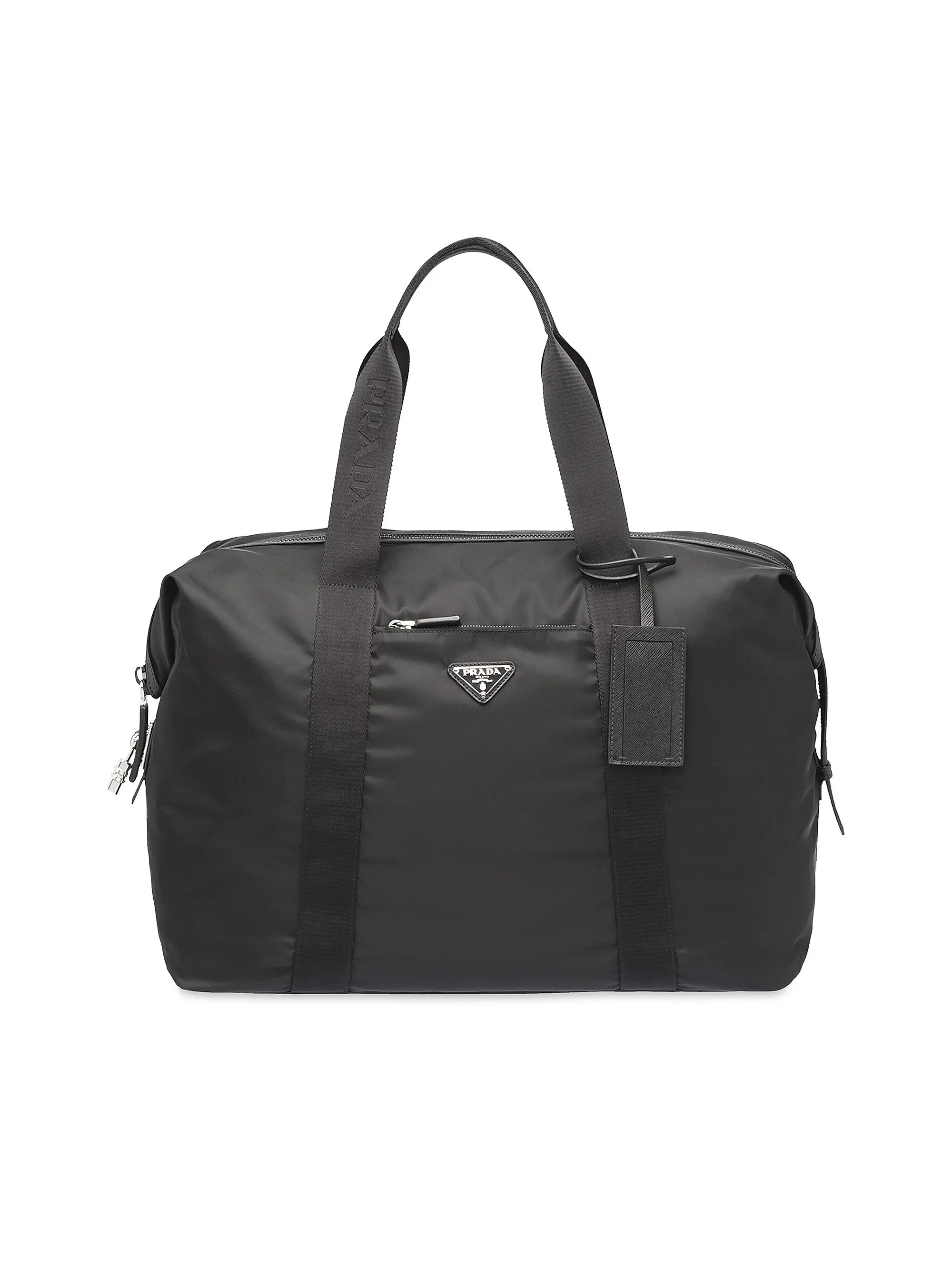 Prada Re-Nylon and Saffiano Leather Duffle Bag | Saks Fifth Avenue | Saks Fifth Avenue