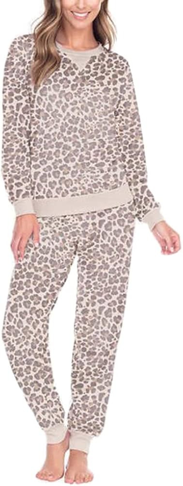 Honeydew Women's 2 Piece Super Soft Fleece Lounge PJ Set | Amazon (US)
