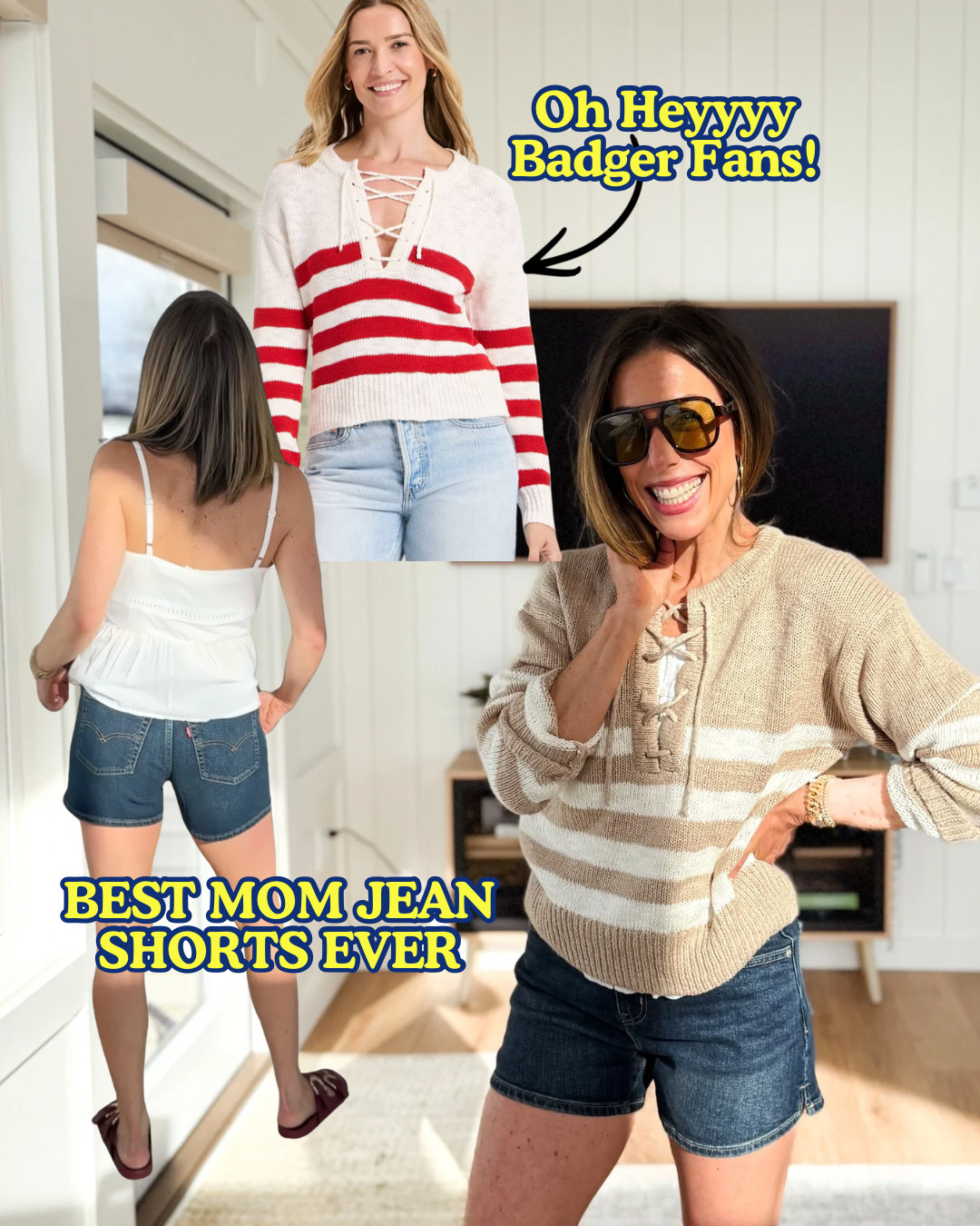 The BEST mom jean shorts ever!! 

 #LTKmomlife #LTKSeasonal #LTKOver40