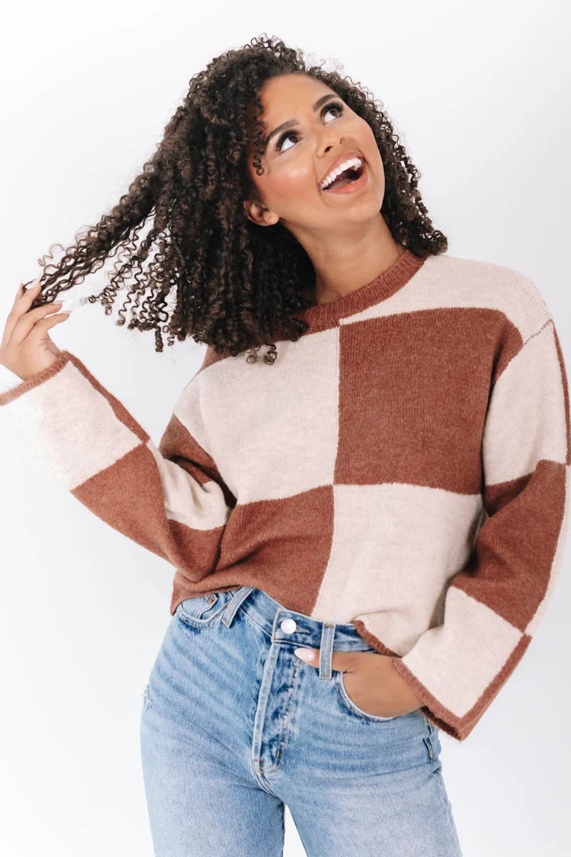 Z Supply Rosi Blocked Sweater - Penny | The Impeccable Pig