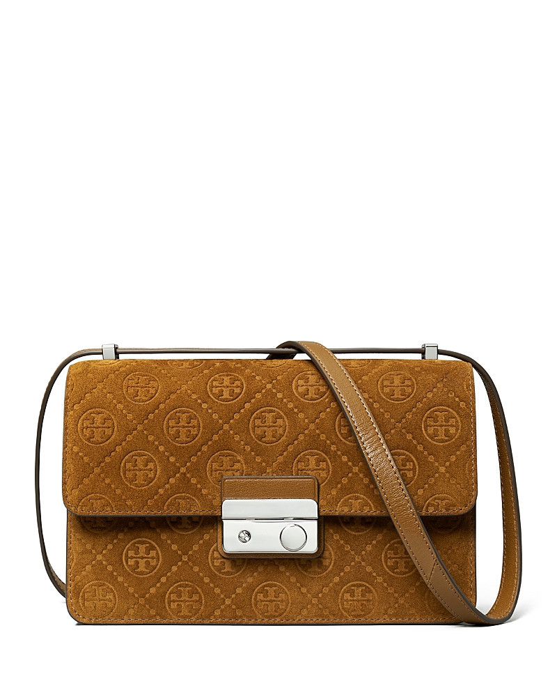 Tory Burch T Monogram Suede Crossbody | Bloomingdale's (US)