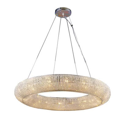Transitional 16 Light Crystal Round Chandelier | Wayfair North America