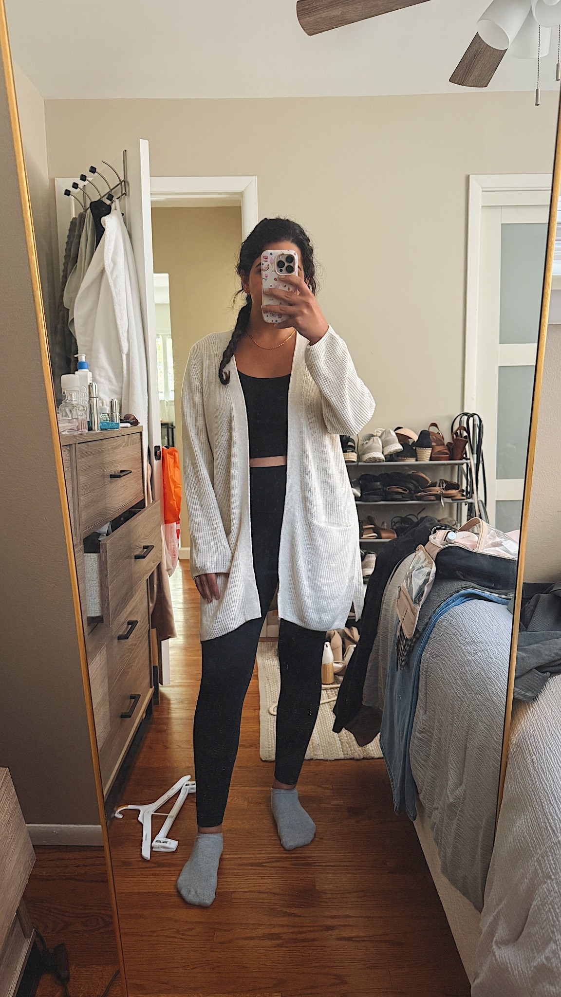 Comfy work from home outfit for fall 
