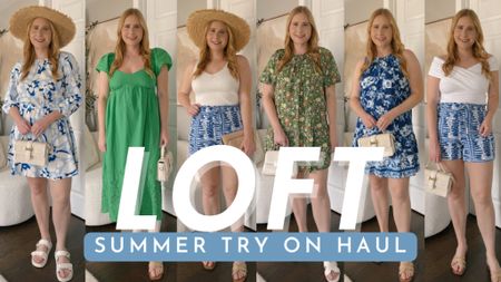 Loft Summer Try On Haul 2024 || size small in dresses they run big! 

#LTKmidsize #LTKSeasonal #LTKsalealert