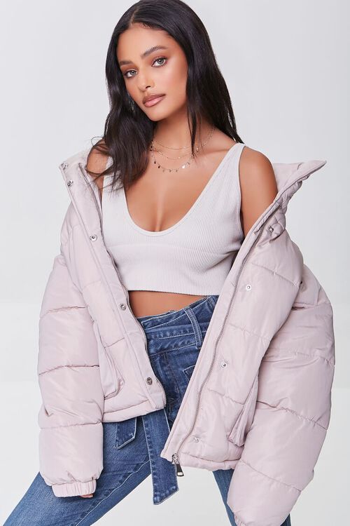 Zip-Up Puffer Jacket | Forever 21 (US)