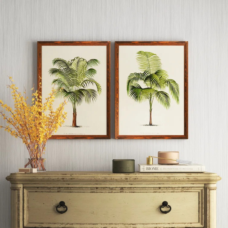 Les Palmiers I by Vincent Van Gogh - 2 Piece Single Picture Frame Print | Wayfair North America