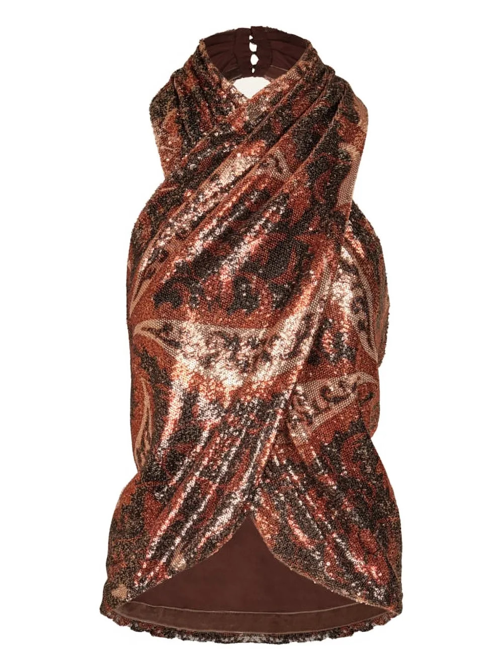 sequin glimmering frost top | Farfetch Global