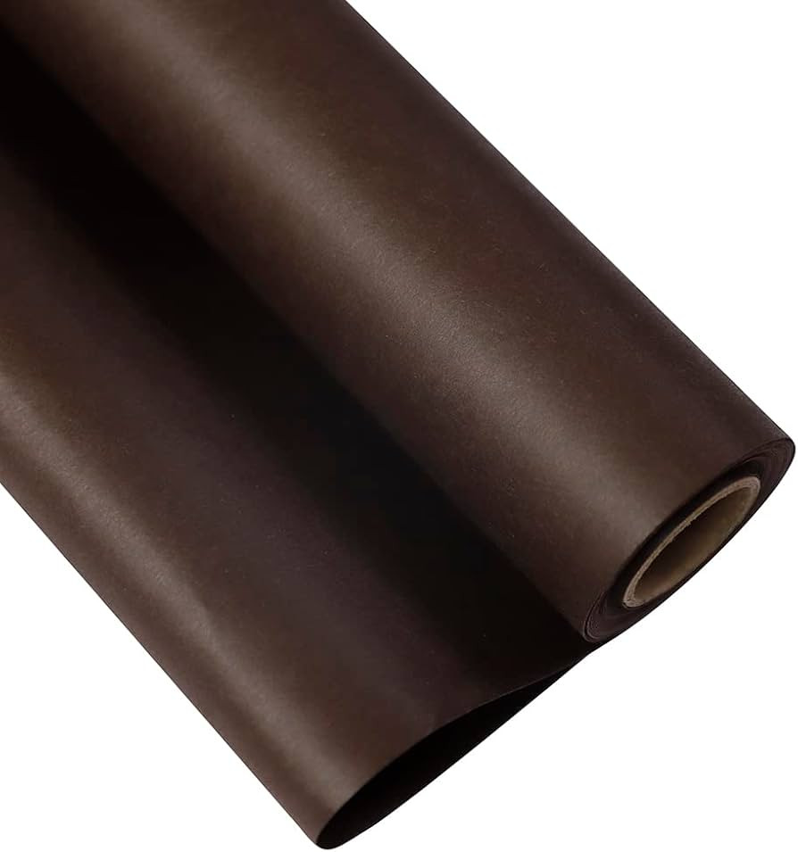 Waterproof Floral Wrapping Paper Roll, Chocolate Brown Korean Paper for Flowers Bouquets, Valenti... | Amazon (US)