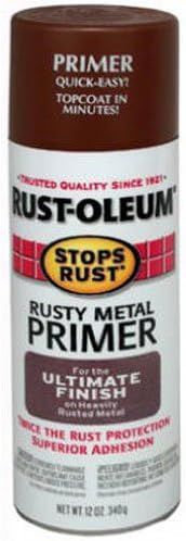 Rust-Oleum 7769830 Stops Rust Spray Paint, 12-Ounce, Flat Rusty Metal Primer | Amazon (US)