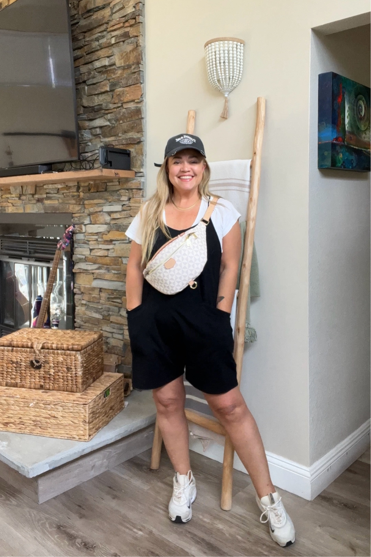 Back to school outfit - found this cute Loose Spaghetti Strap Shorts Jumpsuit with Pockets from an Amazon brand.
It's an easy and fast outfit for that early drop-off or afternoon pick-up kids at school.
I'm 5’3” and wearing size M



#LTKSeasonal #LTKmidsize

#LTKOver40 #LTKSeasonal #LTKSummerSales