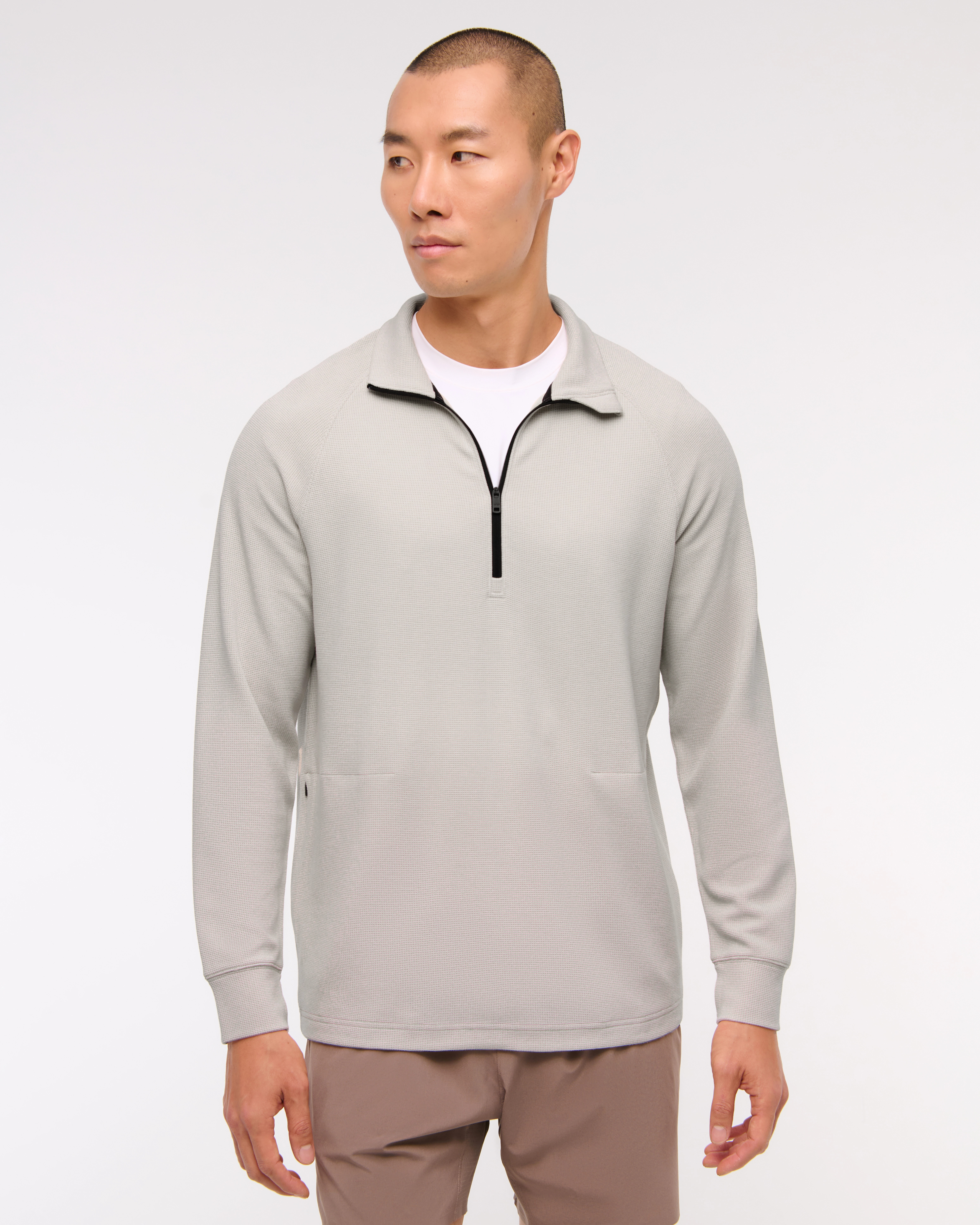 YPB Active Waffle Half-Zip | Abercrombie & Fitch (US)