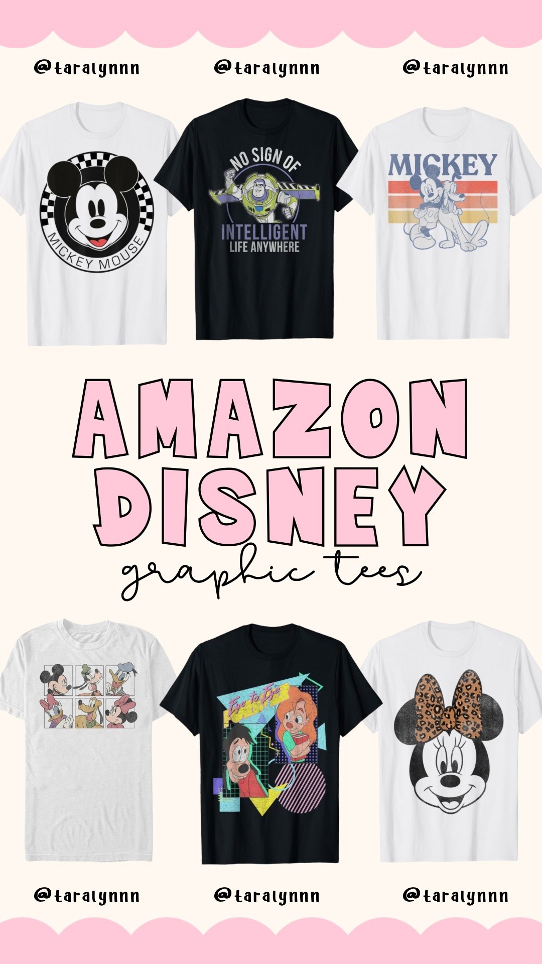 Amazon Disney Graphic Tees! ✨

#amazon #disney #disneyland #disneyworld #mickeymouse #minniemouse #toystory #goofymovie #animalkingdom 

#LTKKids #LTKTravel #LTKFamily