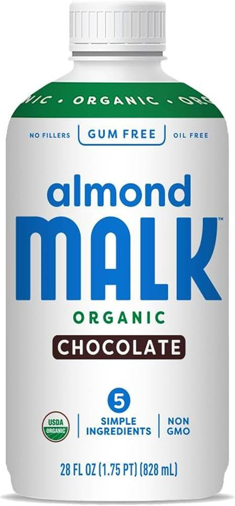 MALK Organic Chocolate Almond Milk, 28 FZ | Amazon (US)