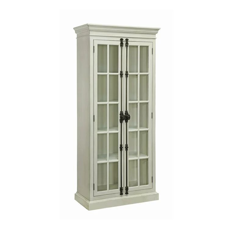 Toni 2-door Tall Cabinet Antique White | Walmart (US)