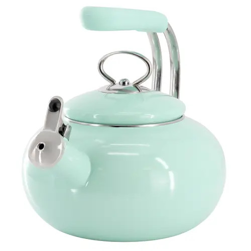 MARTHA STEWART 1.5 Quart Enamel on Steel Tea Kettle in Martha Blue at Nordstrom | Nordstrom