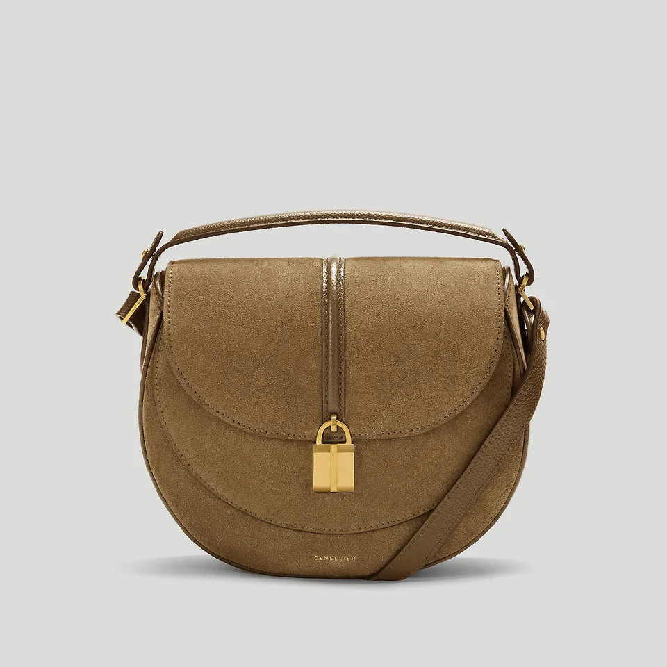 The Siena Saddle | Tobacco Suede | DeMellier | DeMellier