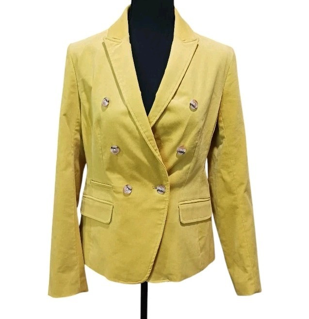 Banana Republic Double Breasted Corduroy Blazer 4 Spiced Pear NWT | eBay US