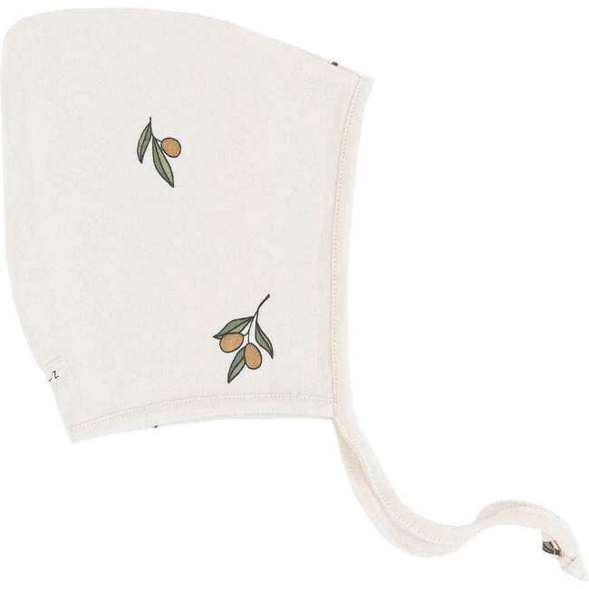 Organic Zoo | Pixie Bonnet, Olive Garden | Organic Cotton (Prints Cream, Size 6-12M) | Maisonette | Maisonette