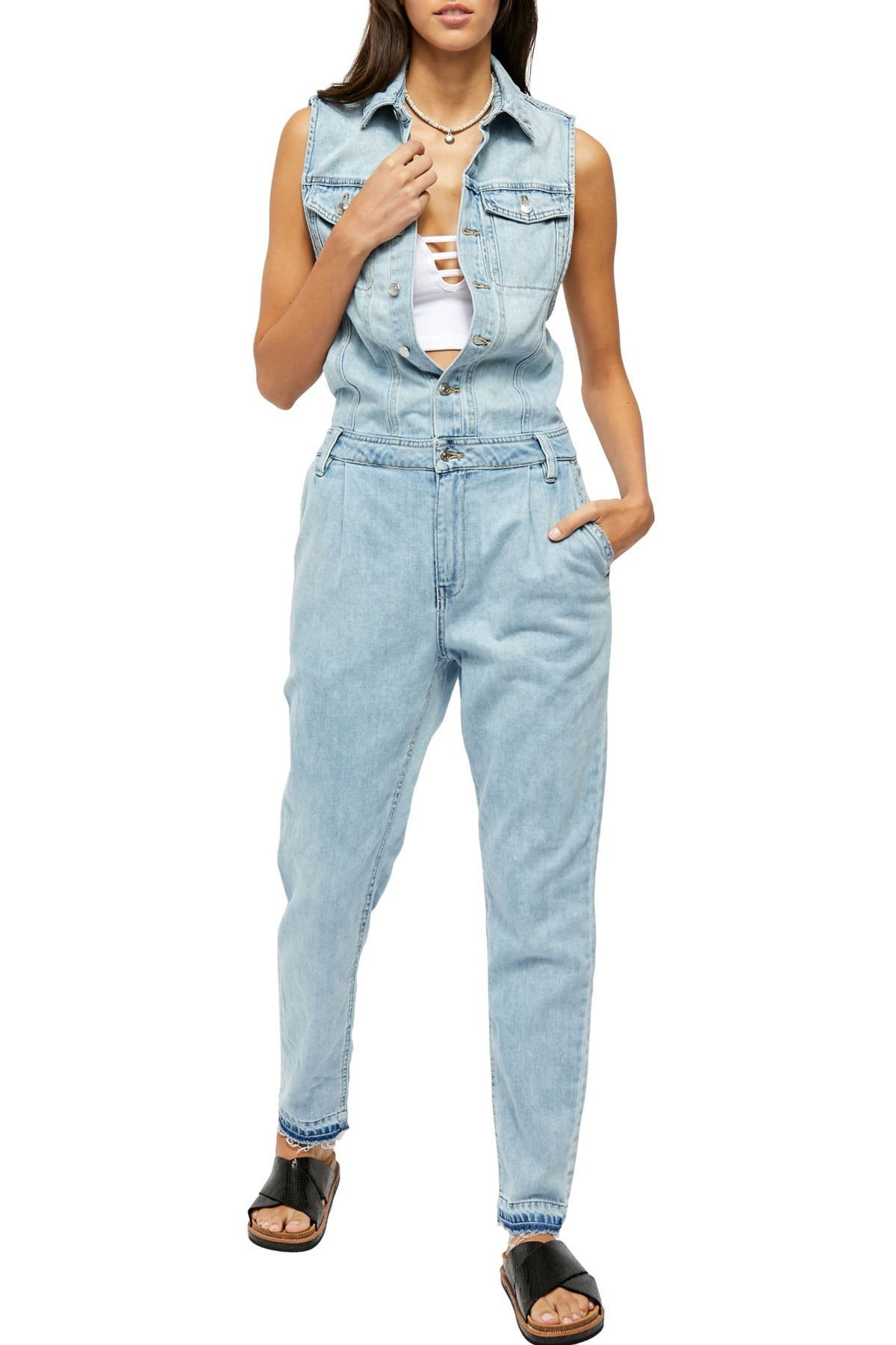 Fast Car Denim Jumpsuit | Nordstrom Rack