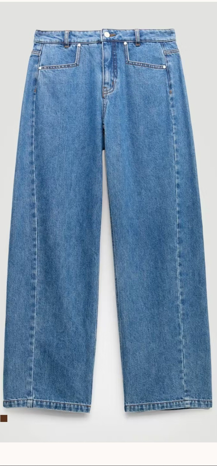 Hush seamed barrel jeans

