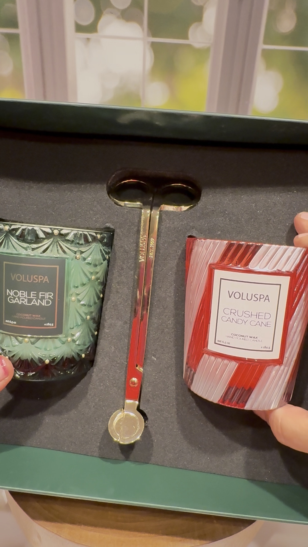 I love Voluspa candles!!! This Light up the Holidays comes with a wick trimmer, 6.5 ounce Crushed Candy Cane candle, and 6.5 ounce Noble Fir Garland candle!!! Snag a few while they are on sale! 🎄#ltkhome #ltksalealert #ltkfindsunder50

#LTKHoliday #LTKSeasonal #LTKWatchNow