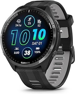 Garmin Forerunner® 965 Running Smartwatch, Colorful AMOLED Display, Training Metrics and Recover... | Amazon (US)